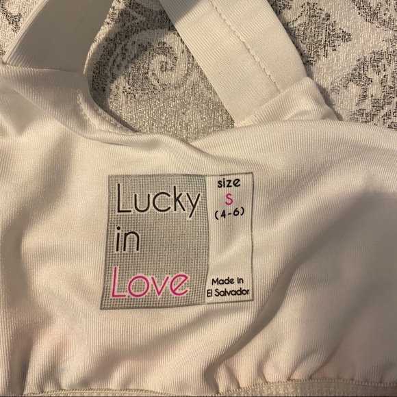 Lucky in Love NWT green tank~S - Picture 2 of 5